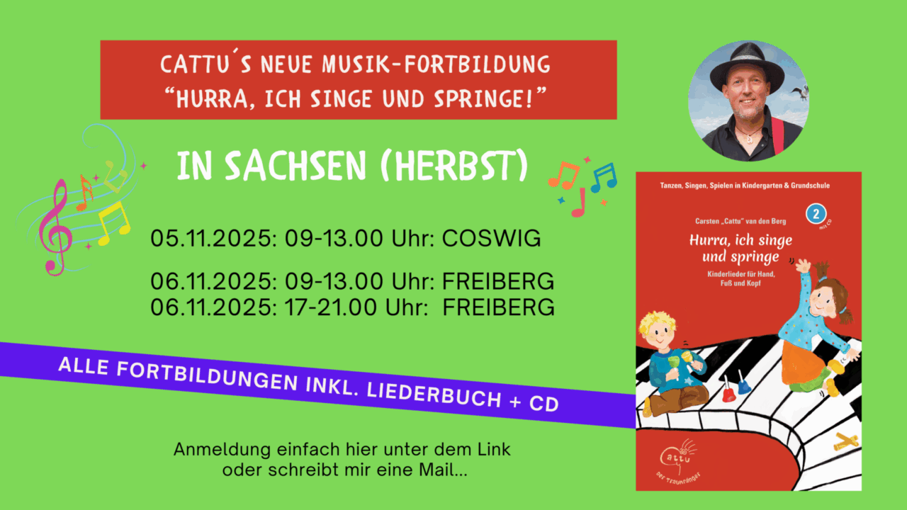 3 Musik-Fortbildungen in Sachsen !!!