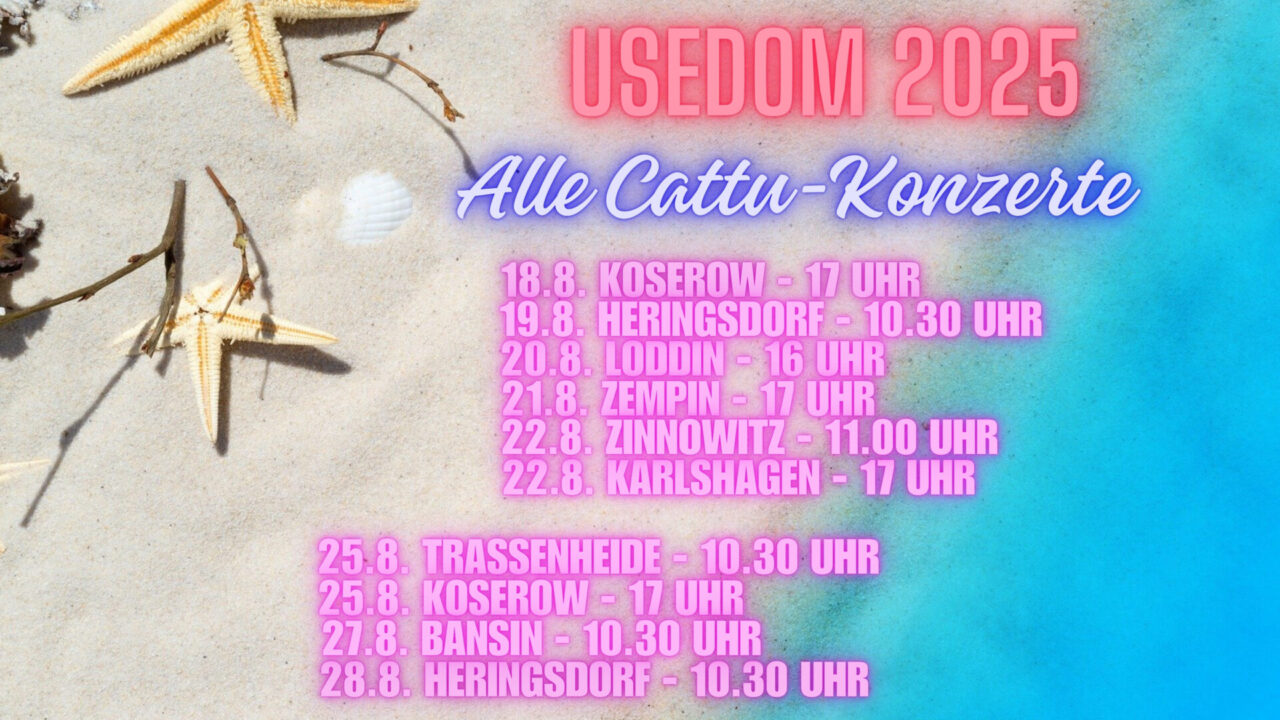 10 x Cattu auf Usedom